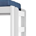 Ver imagem 6 de Treliche Solteiro com Cama Auxiliar, Prateleira e Proteção Antiqueda Indy Branco