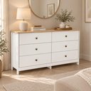 Ver imagem 2 de Cômoda Colonial com 6 Gavetas MB2015 Mel Branco