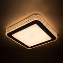 Ver imagem 1 de Lustre Plafon Led Gemini 24w 40x40 Céu Estrelado Acrílico Branco Quente 3000k Bivolt