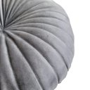 Ver imagem 3 de 2 Almofadas Redondas Rendy em Veludo Cinza Claro