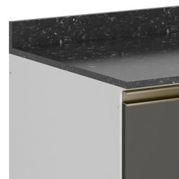 Cozinha Modulada 10 Peças em Mdf Kali Premium Cj11 Branco Chumbo Nicioli - 13