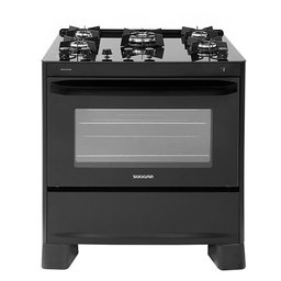 Fogão Fgvmg510pt Max Glass 5 Bocas Vidro Temperado Suggar Preto Bivolt - 1