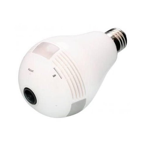 Lampada com Camera - Wifi - 360º