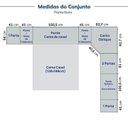 Ver imagem 5 de Guarda-roupa Modulado de Canto Obliquo 11 Peças com 12 Portas Orion CabeCasa MadeiraOriginals