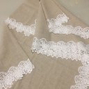 Ver imagem 2 de Toalha De Mesa Retangular Em Linho E Renda - Unidade Fendi