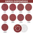 Ver mais imagens de Disco de Lixa Aderente com Furo 125mm Grão 80 | 04 Un