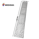 Ver imagem 5 de Ralo 15x100 Garden Grelha Linear Piscina Quintal Aluminio 15cm x 100cm com Aro