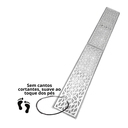 Ver imagem 3 de Ralo 15x100 Garden Grelha Linear Piscina Quintal Aluminio 15cm x 100cm com Aro