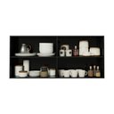 Ver imagem 3 de Armário de Cozinha Aéreo com 2 Portas 120cm Florença Multimóveis MP2424 Preto