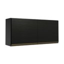 Ver imagem 1 de Armário de Cozinha Aéreo com 2 Portas 120cm Florença Multimóveis MP2424 Preto