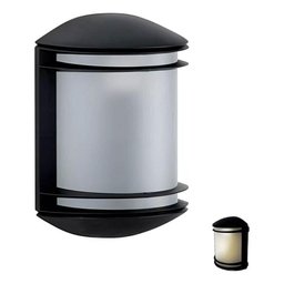 Kit 6 Arandelas Externas Elegance Pretas Bivolt Luminárias de Parede Jardim Hall de Entrada Dital - 3