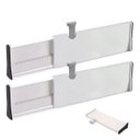 Ver imagem 1 de Organizador de Gaveta Separador Ajustavel Retratil Divisor Expansivel Escritorio Estante Guarda Roup