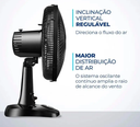 Ver imagem 3 de Ventilador de Mesa 30cm Super Power 60W Vsp-30-B Mondial 3002