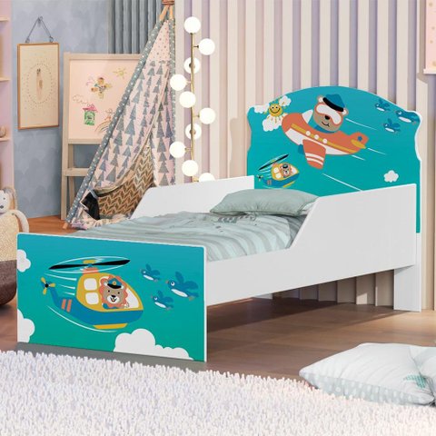 Cama Infantil Bichinhos Voadores Com Colchão