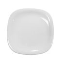 Ver imagem 2 de Jogo 2 Prato de Sobremesa Branco Quadrado Square 20cm Vidro Opalino em Casa Tem