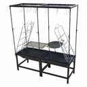 Ver imagem 2 de Estação Churrasco Dupla Fogo Chão Picanheira Grelha e Varal