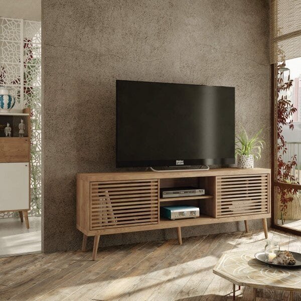 Rack para TV até 70 Polegadas Premium II Caemmun | MadeiraMadeira