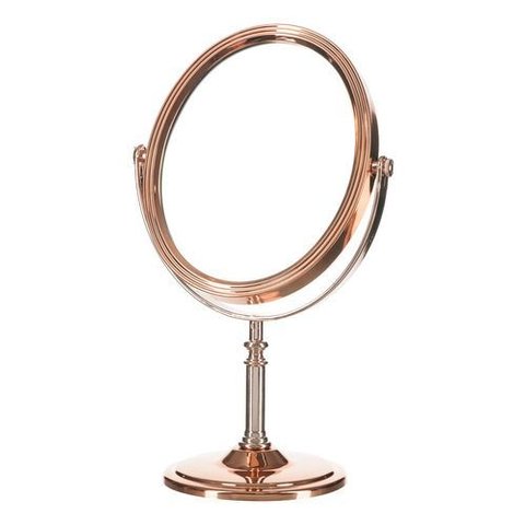 Espelho de Mesa Oval Rosê Amg 837