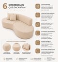 Ver imagem 4 de Sofá Luxuoso Modular Sala de Estar 200cm Vonetta