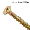 Parafuso Phillips Para Móveis 3,0X30 Cx/500 Peças Chipboard - 4