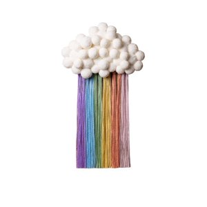 Nuvem Boho de Parede para Decoração de Quarto Infantil