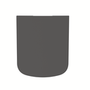 Ver imagem 1 de Assento Tampa para Vaso Sanitário Almofadado Compatível Lírio Cinza Durín