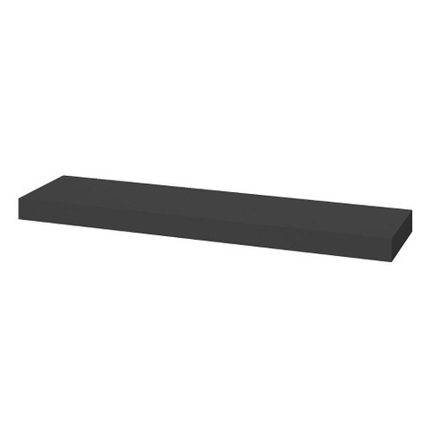 Prateleira Suspensa de Parede Tamburato 67x17 cm Preto Artany