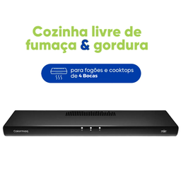Depurador de Cozinha Exaustor 60 Cm de Parede Preto 127v - 3