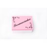 Kit com 6un de Caixa Personalizada Farmacinha 100% Mdf (17x12x08) Rosa/branco - 1