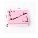 Ver imagem 4 de Kit com 6un de Caixa Personalizada Farmacinha 100% Mdf (17x12x08) Rosa/branco