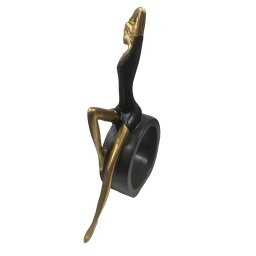 Escultura Estatua Resina Decorativa Mulher Executiva Pose Espressione Mulher Decorativa, Executiva S - 1