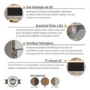 Ver imagem 7 de Conjunto Rack e Painel Suspenso para TV até 55 Polegadas com LED Arenas