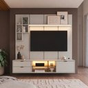 Ver imagem 1 de Conjunto Rack e Painel Suspenso para TV até 55 Polegadas com LED Arenas
