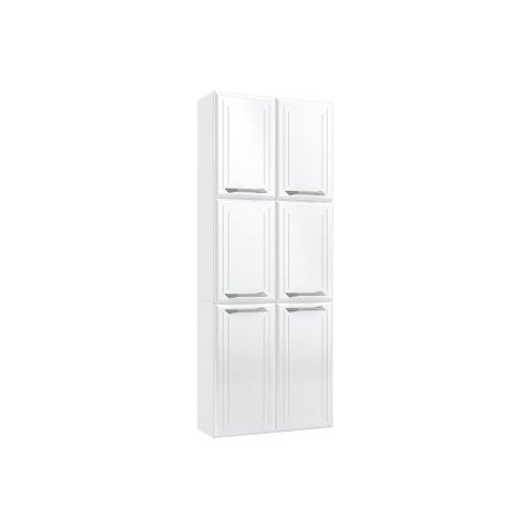 Módulo Cozinha Telasul Topázio Paneleiro c/ 6 Portas Branco