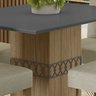 Mesa de Jantar Quadradra 90x90 J00345 Carvalho Grafite PLN - 6