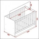 Ver imagem 3 de Berço Mini Cama 2 em 1 Espresso Móveis