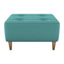 Ver imagem 7 de Puff Decorativo para Sala Piva 62x52 Cm Veludo Deluxe Verde Milani Store