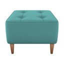 Ver imagem 6 de Puff Decorativo para Sala Piva 62x52 Cm Veludo Deluxe Verde Milani Store