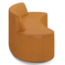 Ver imagem 5 de Sofá 4 Lugares para Sala de Estar Living 260cm Koane D06 Sintético Caramelo - Mpozenato
