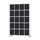Ver imagem 1 de Armário Roupeiro De Aço Para Vestiário 20 Portas Locker Preto
