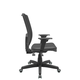 Cadeira Brizza Presidente Certificada Nr-17 Rev. Couro Ecologico e Back Plax - Plaxmetal - 2