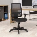 Ver imagem 1 de Cadeira Brizza Presidente Certificada Nr-17 Rev. Couro Ecologico e Back Plax - Plaxmetal