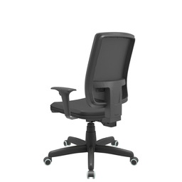 Cadeira Brizza Presidente Certificada Nr-17 Rev. Couro Ecologico e Back Plax - Plaxmetal - 3