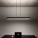 Ver imagem 2 de Lustre Pendente Newline Sobrepor V 468 LED Bivolt Preto 3000K Luz Amarela