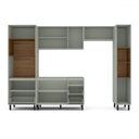Ver imagem 3 de Cozinha Completa Koya 10 Portas 4 Gavetas 40250031 Verde Oliva - Politorno