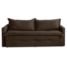 Sofá sem Caixa Retrátil e Reclinável 1,65m com Molas Maísa Suede Adonai Estofados - 5