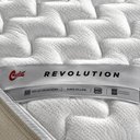 Ver imagem 3 de Cama Box Bau Casal Preto Colchão Tecnopedic Revolution New One Face 138x188 - Castor