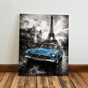 Ver imagem 7 de Kit 3 Quadro Decorativo Paris Londres Nova York Cidade Chuva 40x28cm