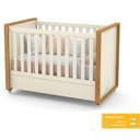 Ver imagem 6 de Jogo de Quarto Infantil com Guarda Roupa 4 Portas e Berço Tutto New Off White/freijó - Matic Móveis