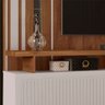 Estante Home Theater Frade Vega para TV até 65” polegadas com LED – Matte/OFF White - 6
